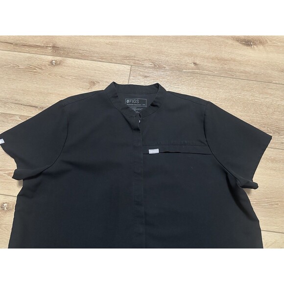 Women’s Figs Scrub Set Black Limited Top XXL & Livingston Pants XL GUC! - Picture 3 of 6